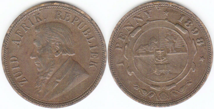1898 South Africa Penny (gEF) A001895